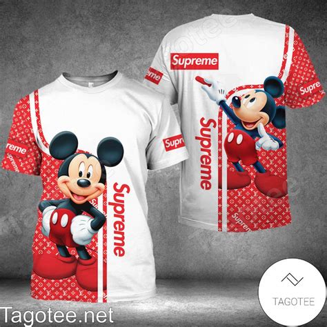 louis vuitton supreme t shirt mickey mouse|louis vuitton shoes.